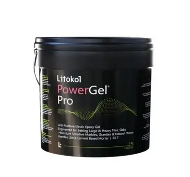 Двополімерний гелеподібний клей Litokol PowerGel® мішок 20 кг, сірий