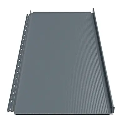 Клікфальц RUUKKI Classic Design 475 C/D/M + Sound ins. Green Coat Pural mat BT 0,50 мм RR23 Гірський сірий
