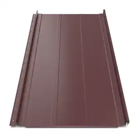 Клікфальц Tilе "Трапеція" матполіестер U.S.Steel 0.50 mm RAL 3005 Червоний
