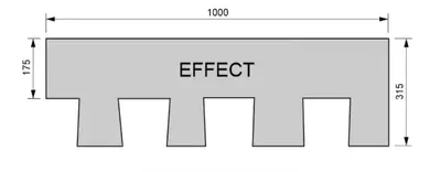 Бітумна черепиця Sim Shingle Effect Графіт