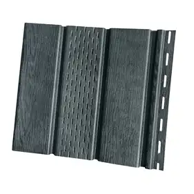 Панель софита RainWay с перфорацией 300x3000 (0,9 м2) RAL 7016 Темно-графитовый