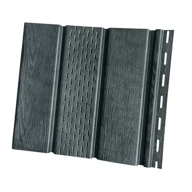 Панель софита RainWay с перфорацией 300x3000 (0,9 м2) RAL 7016 Темно-графитовый