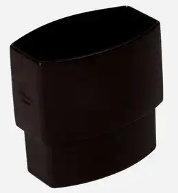 Муфта труби Nicoll система 28 Ovation 125/90х56 Чорний