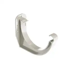 Кронштейн ринви торцевий Galeco PVC система 130/100 RAL 9010 Білий