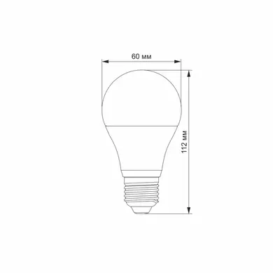 LED лампа Videx A60e 10W E27 3000K (VL-A60e-10273)