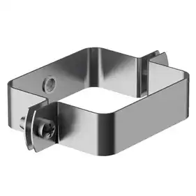Кронштейн трубы Galeco BEZOKAPOWY система 125/70х80 RAL 7015 Графитовый
