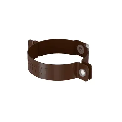 Хомут трубы BRYZA BRYZA STAL система 125/90 Коричневый (RAL 8017)