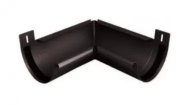 Кут внутрішній 90° Flamingo система 125/90 RAL 8019 Темно-коричневий