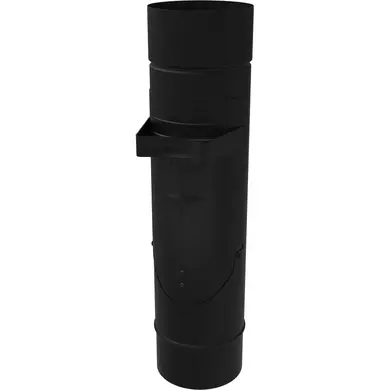 Клапан (без сітки) Zambelli Robust система 153/100 RAL 9005 Чорний
