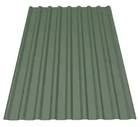 Профнастил Будсервіс Т-18 ультра матполіестер ArcelorMittal (Німеччина) 0.50 mm RAL 6020 Зелений