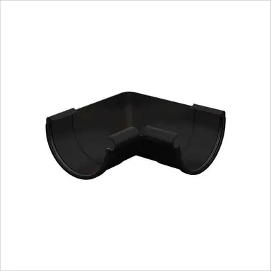 Кут ринви внутрішній Galeco PVC система 110/80 90° RAL 9005 Чорний