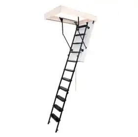 Чердачная лестница ОМАN Solid Termo металлическая 3-секционная Н280см 110х70см