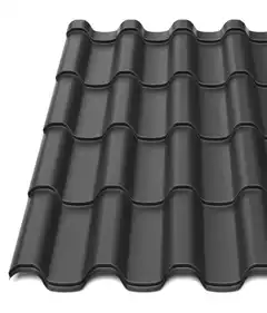 Металлочерепица Tile "Премиум" матполиэстер Voestalpine 0.50 mm RAL 9005 Чёрный