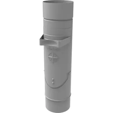 Клапан (без сетки) Zambelli Robust система 127/80 RAL 9006 Белый алюминий