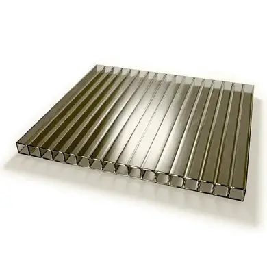 Сотовый поликарбонат Oscar Standard 8 мм бронзовый 2100 х 12000 мм