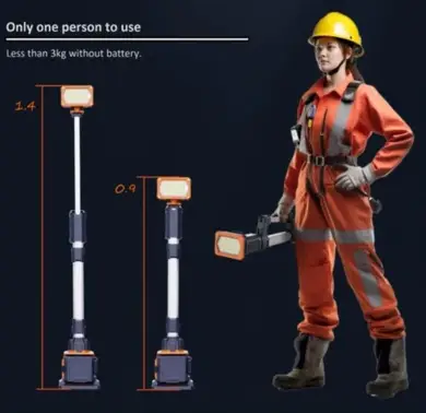 Світлова мачта GENERGY LED TOWER Світлова мачта GENERGY LED TOWER, 4000Лм, 1,4м