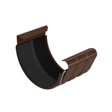 Муфта желоба BRYZA BRYZA STAL система 150/100 Коричневый (RAL 8017)
