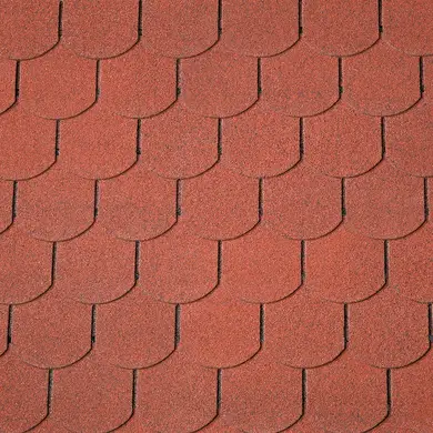 Бітумна черепиця IKO Superglass Biber 10 Tile Red