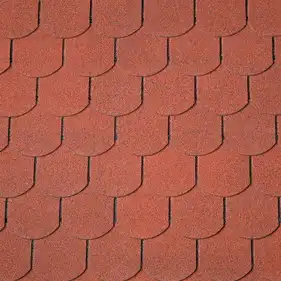 Битумная черепица IKO Superglass Biber 10 Tile Red