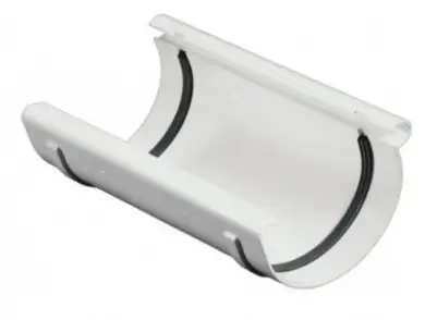 Соединитель желоба ProAqua система 125/90 RAL 9010 Белый