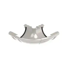 Кут зовнішній регульований Galeco PVC система 130/100 90°-150° RAL 9010 Білий