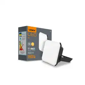 LED прожектор Videx F3 20W 5000K 220V Black (VLE-F3-0205B)
