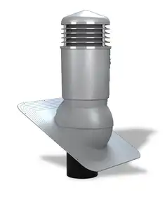 Вентиляційний вихід утеплений для бітумної черепиці Wirplast WiroVent STANDARD PLUS K81 Ø125/500 мм сірий
