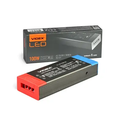 Блок питания для LED ленты Videx DC12V 8.25A 100W (VL-LST-P100-12V)