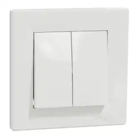 Выключатель Schneider Electric 2-кл. внутр. "ASFORA" белый (C1) 