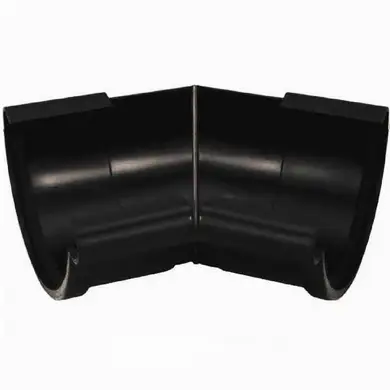 Кут ринви внутрішній Galeco PVC система 90/50 135° RAL 9005 Чорний