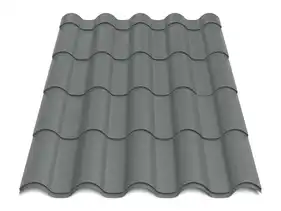 Металочерепиця Будсервіс "Інтегра 15" Relief iceCrystal mat Thyssen krupp 0.50 mm RAL 7024 Сірий