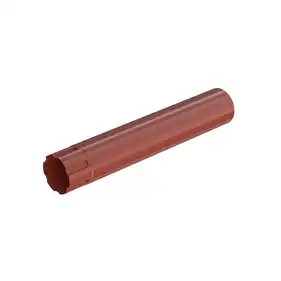 Труба водосточная BRYZA BRYZA STAL система 125/90, 1м Кирпичный (RAL 8004)