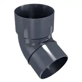 Колено Regenau 67,5° система 125/100 RAL 7024 Графитовый