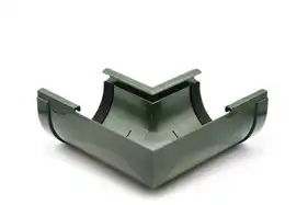 Угол желоба внутренний RainWay система 90/75, 90° RAL 6009 Зеленый