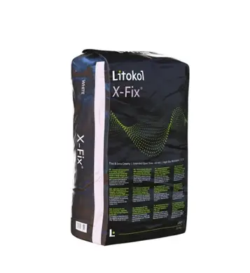 Клей для укладання плитки на цементні основи Litokol X-Fix мішок 20 кг, сірий