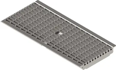Решетка DN200 Vodaland Base B125 из нержавеющей стали Heelproof под крепление 0,5м