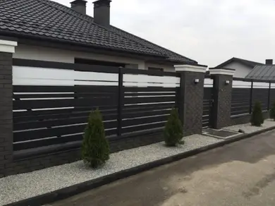 Паркан Жалюзі LVKS Ранчо 80 Україна 0,45 PEMA RAL 7016