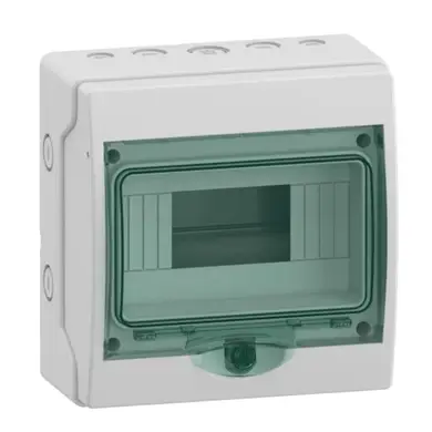 Щит пластиковый Schneider Electric ЩРН-П-8 мод IP65 наружн. прозрачная дверца Mureva (C1)