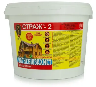 Концентрат сухий 1:10 STRAZH Страж - 2 для внутрішніх робіт (відро) 10 кг