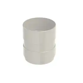 Муфта труби Galeco PVC система 130/80 RAL 9010 Білий