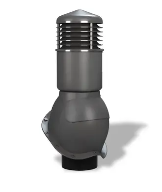 Вентиляционный выход изолированный для металлочерепицы Wirplast WiroVent PERFEKTA K55 Ø150/500 мм графит