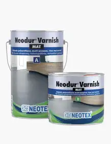 Полиуретановый матовый лак NEOTEX Neodur Varnish Mat Комплект (A+B) 15,6 кг прозрачный