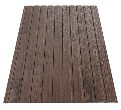 Профнастил Tile С-8 структура дерево SeAH 0.40 mm Темне дерево