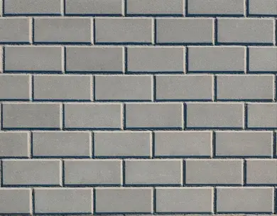 Тротуарна плитка Brukland Цегла (без фаски) 60 Сірий 200х100 мм