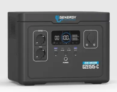 Зарядна станція GENERGY GZE-1515-C 1488Вт/ч, 1500Вт ном, 3600Вт макс.