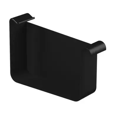 Заглушка права PVC Galeco BEZOKAPOWY система 125/70х80 RAL 9005 Чорний