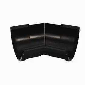 Угол внутренний Galeco PVC система 130/80 135° RAL 9005 Черный