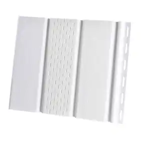 Панель софіту RainWay з перфорацією 300x3000 (0,9 м2) RAL 9003 Білий