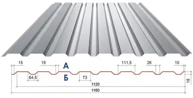 Профнастил GOOD ROOF ПС-20 Матполіестер Україна Zn100, 0,50 мм RAL 6002 Зелений