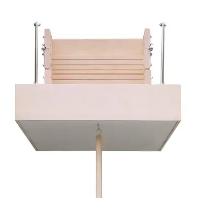Чердачная лестница Bukwood COMPACT Standard деревянные 3-секционные Н280см 120х90 см